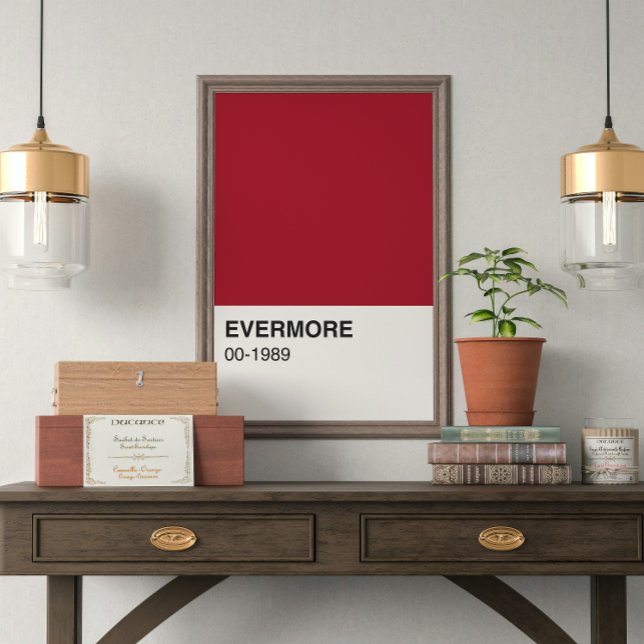 Taylor Red Evermore 1989 Albums - Full Width Poster (Creator Uploaded)