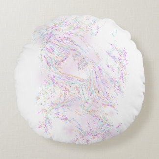 Taylor Swift (Fan Art) Round Pillow