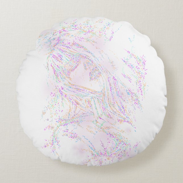 Taylor Swift (Fan Art) Round Pillow (Front)
