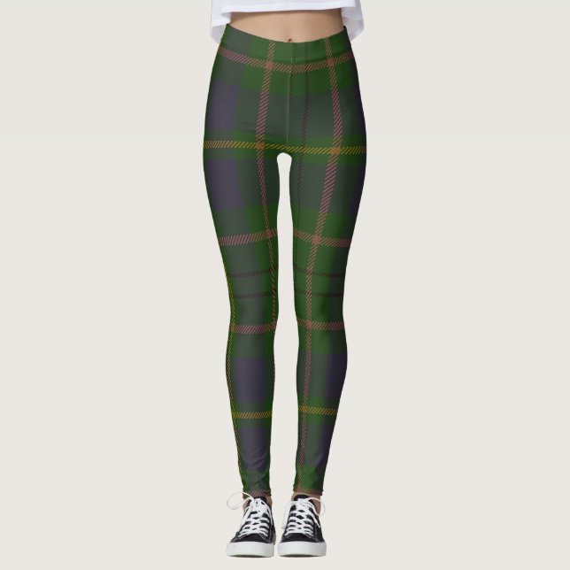 Taylor Tartan Clan Plaid Leggings (Front)