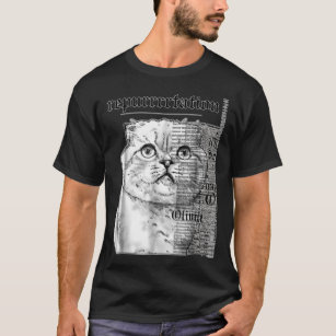 Taylor White Cat Tee Swift Rep Tour Essential T-Sh