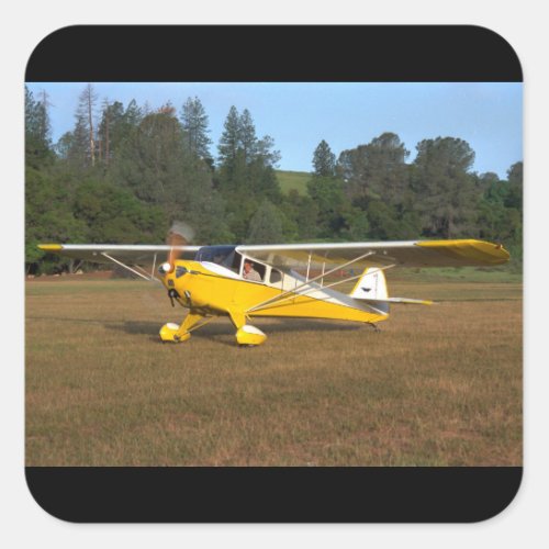 Taylorcraft BC_12 1941_Classic Aviation Square Sticker