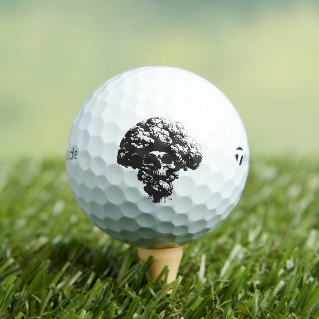 TaylorMade 12 Pack Mushroom Cloud Golf Balls  (Insitu Tee)