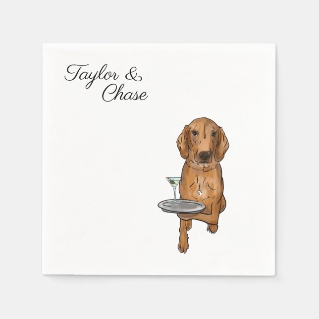 Taylor's Dog Napkins (Front)