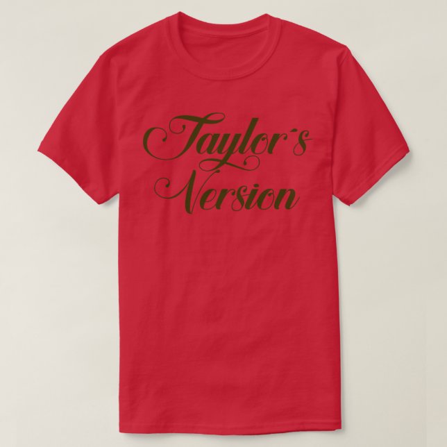 Taylors Version green TShirt (Design Front)