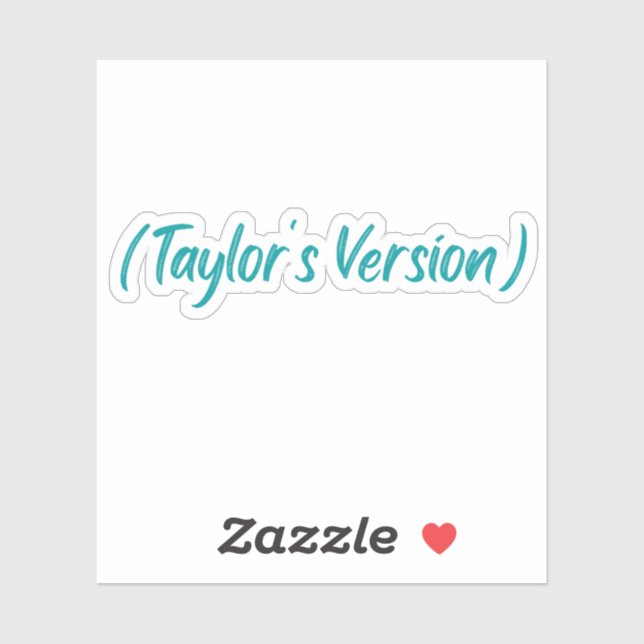 Taylor's version, red stickers, fearless, folklore sticker (Sheet)
