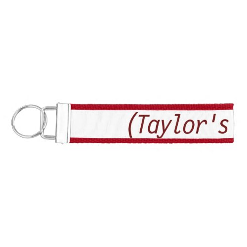 Taylors Version Wrist Keychain