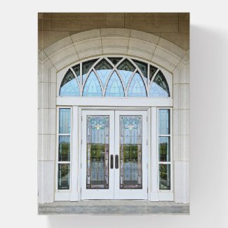 Taylorsville Temple Stained Glass Doors