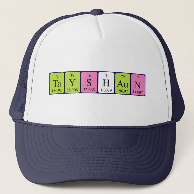 Tayshaun periodic table name hat (Front)