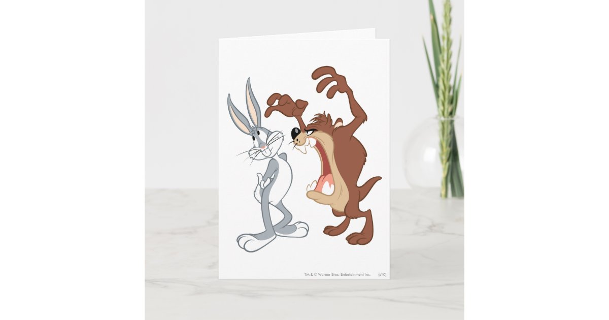 TAZ™ and BUGS BUNNY™ Not Even Flinching - Color Card