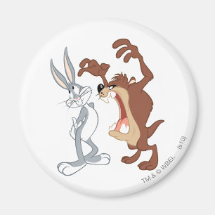 TAZ™ and BUGS BUNNY™ Not Even Flinching - Color Magnet