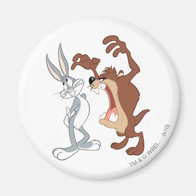 TAZ™ and BUGS BUNNY™ Not Even Flinching - Color Magnet (Front)