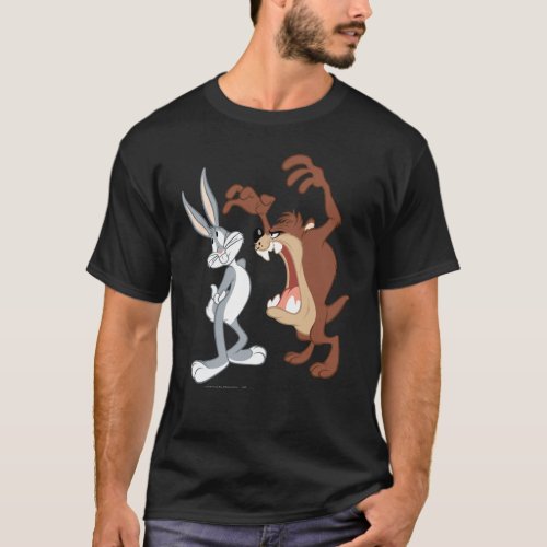 TAZ and BUGS BUNNY Not Even Flinching _ Color T_Shirt