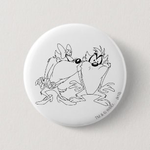 TAZ™ and She-Devil Pinback Button
