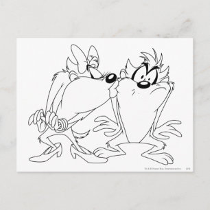 TAZ™ and She-Devil Postcard