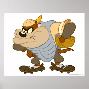 TAZ™ at the Catcher's Mound 2 Poster