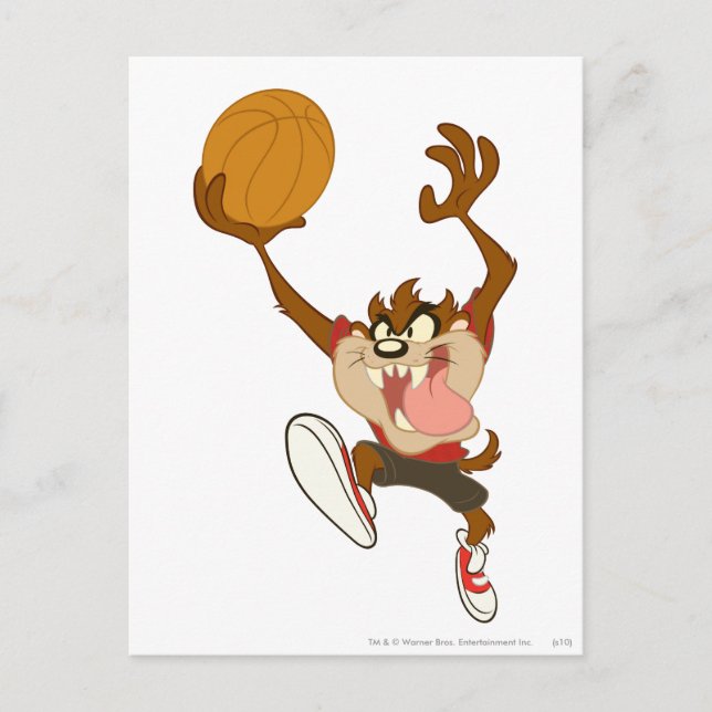TAZ™ Basketball Layup Postcard (Front)