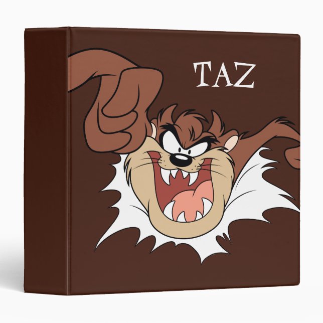 TAZ™ Bursting Through Page Binder (Front/Spine)