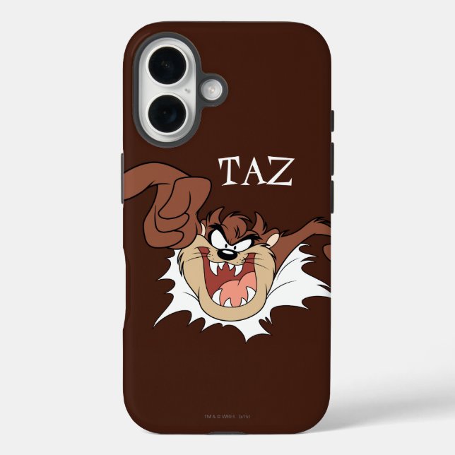 TAZ™ Bursting Through Page Case-Mate iPhone Case (Back)