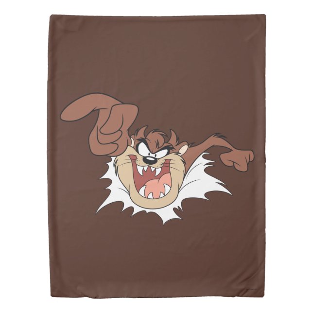 TAZ™ Bursting Through Page Duvet Cover (Front)