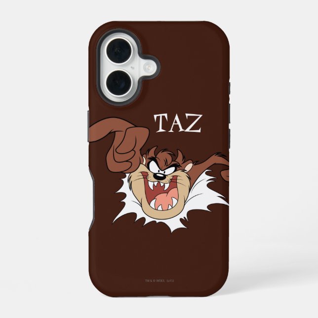 TAZ™ Bursting Through Page Iphone Case (Back)