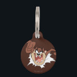 TAZ™ Bursting Through Page Pet ID Tag<br><div class="desc">LOONEY TUNES™ | Check out this TAZ™ Bursting Through Page artwork! Click the customize button to begin personalizing your very own LOONEY TUNES™ merchandise!</div>