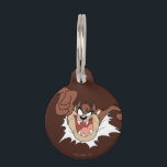 TAZ™ Bursting Through Page Pet ID Tag<br><div class="desc">LOONEY TUNES™ | Check out this TAZ™ Bursting Through Page artwork! Click the customize button to begin personlizing your very own LOONEY TUNES™ merchandise!</div>