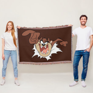 TAZ™ Bursting Through Page Throw Blanket