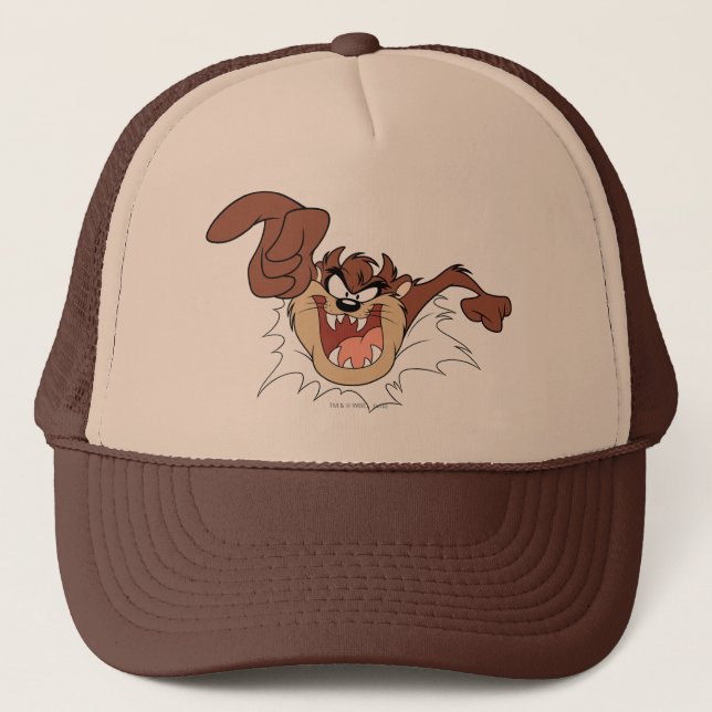TAZ™ Bursting Through Page Trucker Hat (Front)