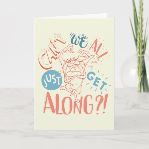 TAZ  Cant we all just get along Card