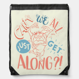 TAZ™   Can't we all just get along?! Drawstring Bag