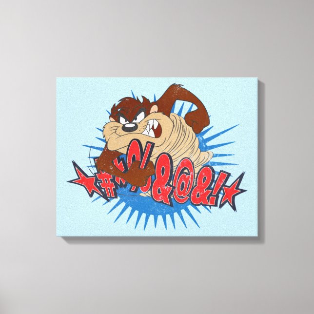 TAZ™ Censored Canvas Print (Front)