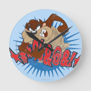 TAZ™ Censored Round Clock