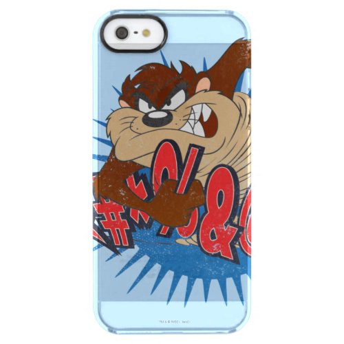 TAZ Censored Clear iPhone SE55s Case