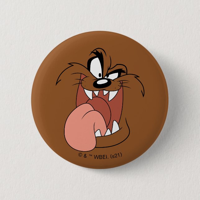 TAZ™ Crazy Smile Button (Front)