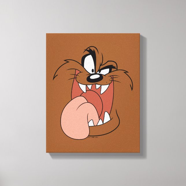 TAZ™ Crazy Smile Canvas Print (Front)