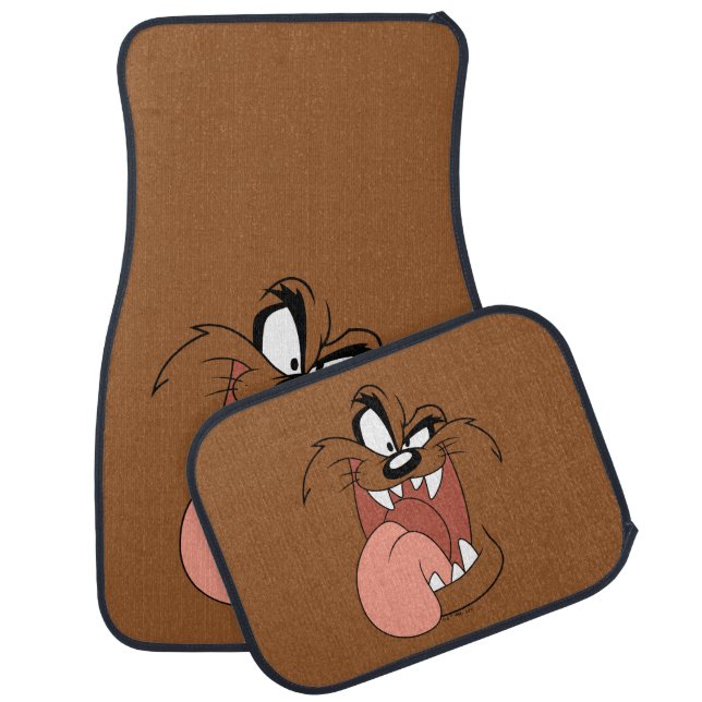 TAZ™ Crazy Smile Car Floor Mat (Set)