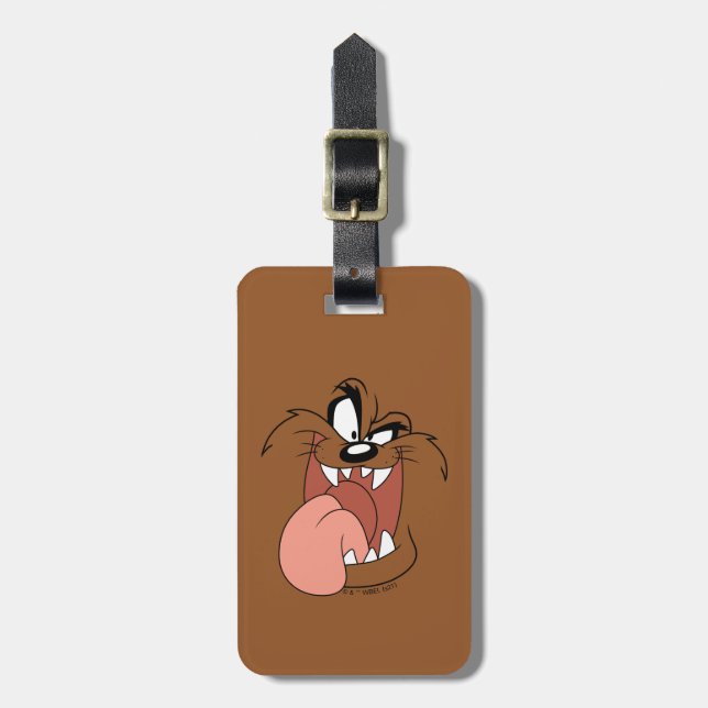 TAZ™ Crazy Smile Luggage Tag (Front Vertical)