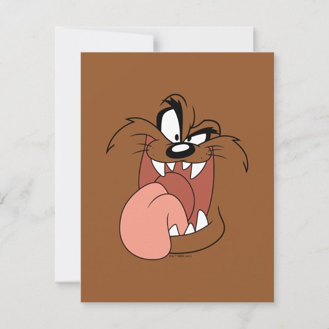 TAZ™ Crazy Smile Note Card (Front)