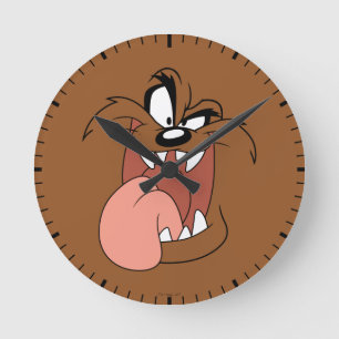 TAZ™ Crazy Smile Round Clock