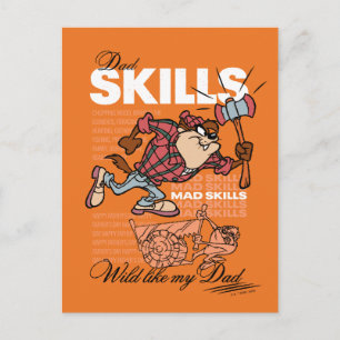 TAZ™ - Dad Skills Postcard