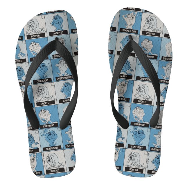 TAZ™ Emotion Checkbox Flip Flops (Footbed)