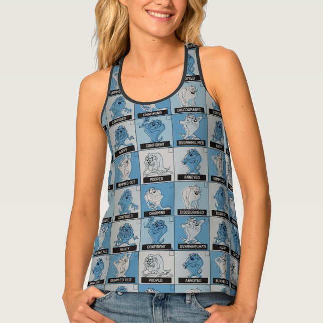 TAZ™ Emotion Checkbox Tank Top (Front)