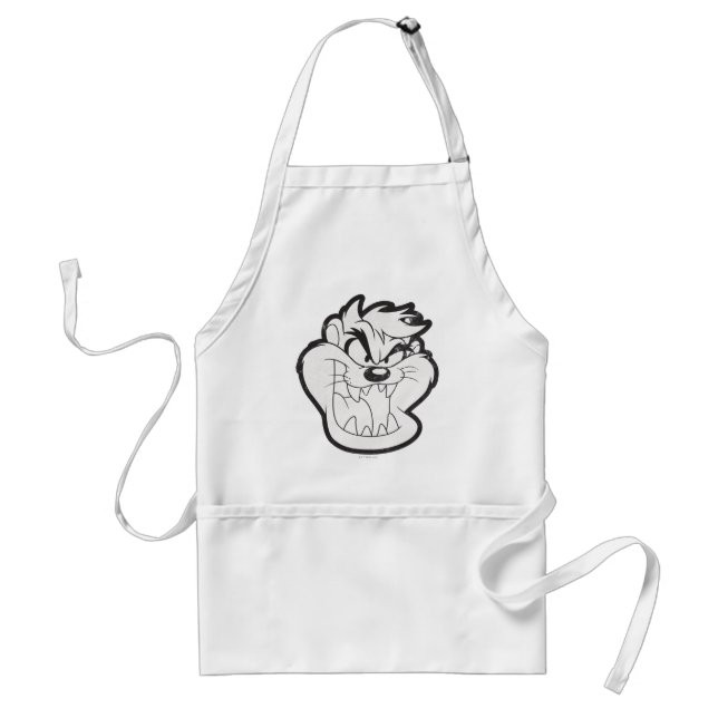 TAZ™ Evil Grin Badge Adult Apron (Front)