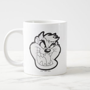 TAZ™ Evil Grin Badge Giant Coffee Mug