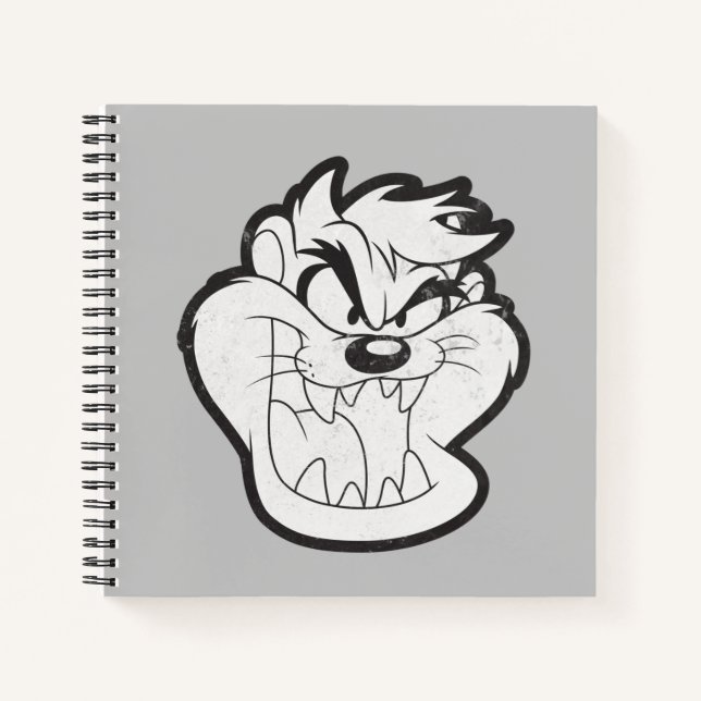 TAZ™ Evil Grin Badge Notebook (Front)