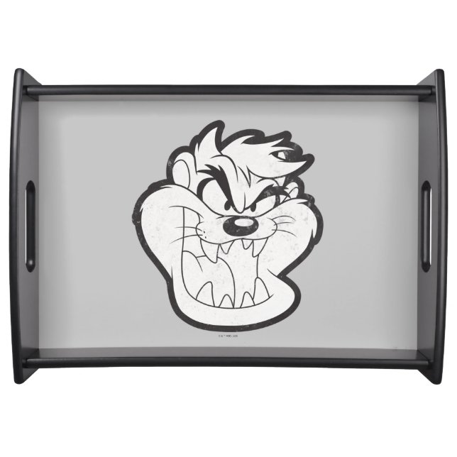 TAZ™ Evil Grin Badge Serving Tray (Front)