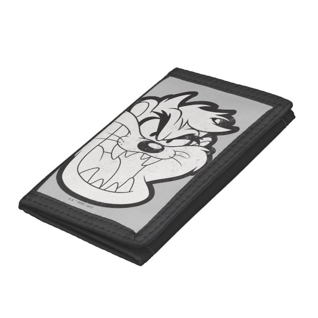 TAZ™ Evil Grin Badge Trifold Wallet (Bottom)