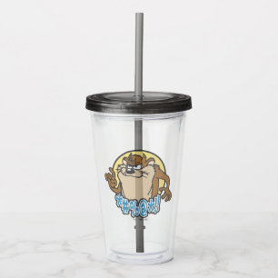 TAZ™ Expletive Circle Graphic Acrylic Tumbler