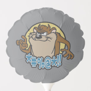 TAZ™ Expletive Circle Graphic Balloon